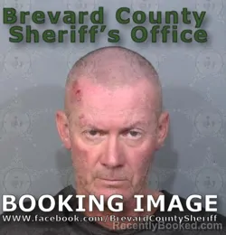 Mugshot of PHILIP JEROME COMPEAU booked in Brevard County, Florida on July 5, 2026