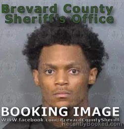 Mugshot of DE JUAN
 VINCENT LEE BLACKMAN booked in Brevard County, Florida on July 5, 2026