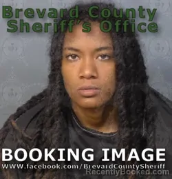 Mugshot of Khaleja Brown booked in Brevard County, Florida on August 7, 2026