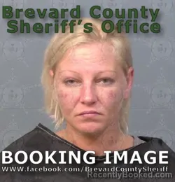 Mugshot of Candice Joanne Koladycz booked in Brevard County, Florida on August 7, 2026