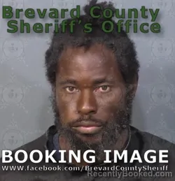 Mugshot of Edwin Jermaine Gray booked in Brevard County, Florida on August 7, 2026