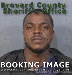 Mugshot of Paul Karale Hampton booked in Brevard County, Florida on August 7, 2026