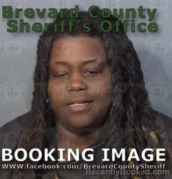 Mugshot of Kiantai Lashay Brown booked in Brevard County, Florida on August 7, 2026