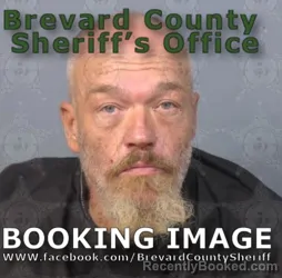 Mugshot of Timothy James Sebring booked in Brevard County, Florida on August 7, 2026