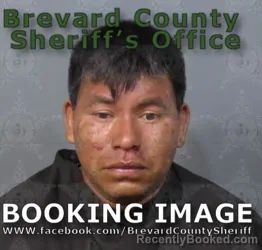 Mugshot of Misael Morales Lopez booked in Brevard County, Florida on August 8, 2026