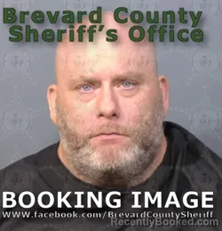 Mugshot of Chad Christopher Knox booked in Brevard County, Florida on August 8, 2026