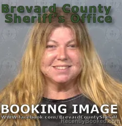 Mugshot of Jennifer Koren Weaver booked in Brevard County, Florida on August 8, 2026