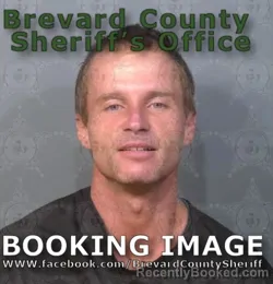 Mugshot of Thomas Harold Glenn booked in Brevard County, Florida on August 8, 2026