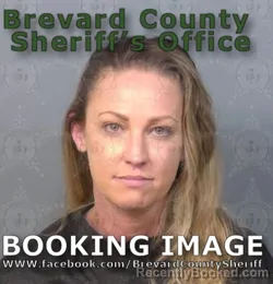 Mugshot of Kira Alexandra Diaz booked in Brevard County, Florida on August 8, 2026