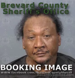 Mugshot of Duddley Delroy Forbes booked in Brevard County, Florida on August 8, 2026