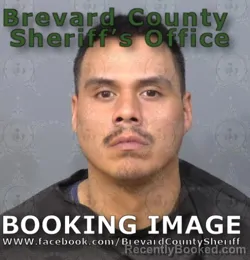 Mugshot of Abel Torres Roman booked in Brevard County, Florida on August 8, 2026