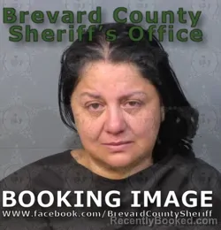 Mugshot of Maria Josefina Quintero Rojo booked in Brevard County, Florida on August 8, 2026