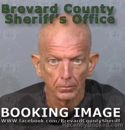 Mugshot of Shawn Patrick Burgess booked in Brevard County, Florida on August 8, 2026