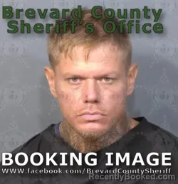 Mugshot of Christopher Andrew Wilson booked in Brevard County, Florida on August 8, 2026
