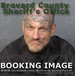 Mugshot of Angel John Merced booked in Brevard County, Florida on August 8, 2026