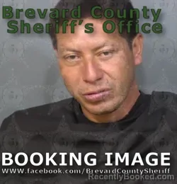 Mugshot of Santos Acencion Manzanarez booked in Brevard County, Florida on August 8, 2026
