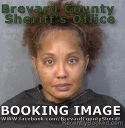 Mugshot of Victoria Elaine Tucker booked in Brevard County, Florida on August 8, 2026