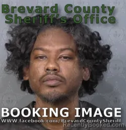 Mugshot of Jabari Byron Jones booked in Brevard County, Florida on August 8, 2026