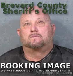 Mugshot of Chad Dennis Cook booked in Brevard County, Florida on August 9, 2026