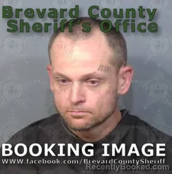 Mugshot of Brett Parker Watts booked in Brevard County, Florida on August 9, 2026