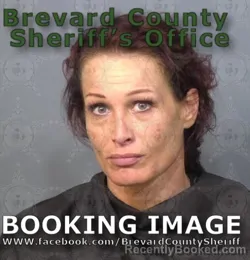 Mugshot of Christina Corin Willard-Krebs booked in Brevard County, Florida on August 9, 2026