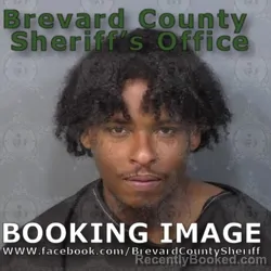Mugshot of Khyri Tijha Harris booked in Brevard County, Florida on August 9, 2026