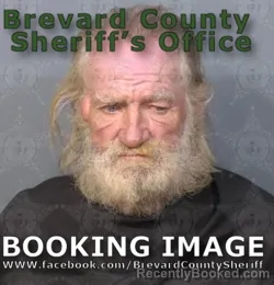 Mugshot of Gary Lee Thomas booked in Brevard County, Florida on August 9, 2026