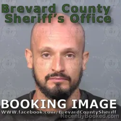 Mugshot of Leonardo Javier Vargas Salinas booked in Brevard County, Florida on August 9, 2026