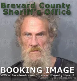 Mugshot of Raymond Michael Oconnell booked in Brevard County, Florida on August 9, 2026