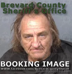 Mugshot of Danny Lamon Croft booked in Brevard County, Florida on August 10, 2026