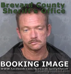 Mugshot of John David Bandell booked in Brevard County, Florida on August 10, 2026