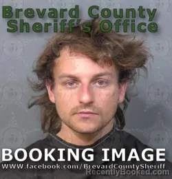 Mugshot of Kyle Patrick Hoffman booked in Brevard County, Florida on August 10, 2026