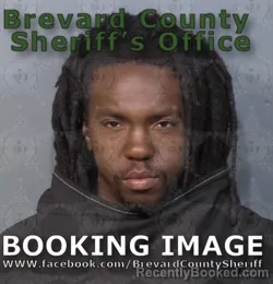 Mugshot of Taureun Joseph-Deran Burney booked in Brevard County, Florida on August 10, 2026