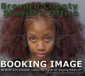Mugshot of Faith Amy Alexander booked in Brevard County, Florida on August 10, 2026