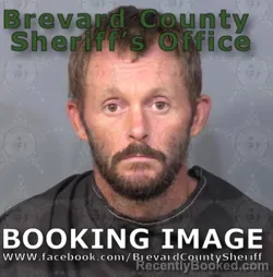 Mugshot of Robert John Suttell booked in Brevard County, Florida on August 10, 2026