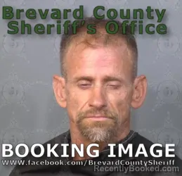 Mugshot of Jeffrey Allen Brock booked in Brevard County, Florida on August 10, 2026