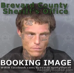 Mugshot of Brandon Lee Madill booked in Brevard County, Florida on August 10, 2026