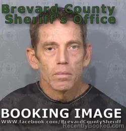 Mugshot of William Hansford Cates booked in Brevard County, Florida on August 10, 2026