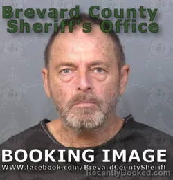 Mugshot of Arthur Leo White booked in Brevard County, Florida on August 10, 2026