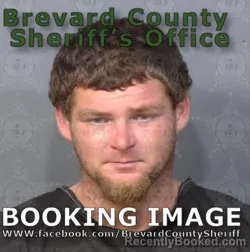 Mugshot of Taylor Lee Eugene Chahoc booked in Brevard County, Florida on August 10, 2026