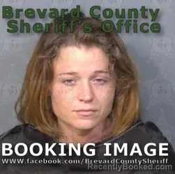 Mugshot of Lydia Ashlyn Slocum booked in Brevard County, Florida on August 10, 2026