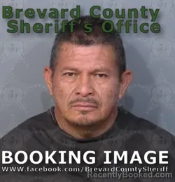 Mugshot of Exodo Nehemias Orozco booked in Brevard County, Florida on August 10, 2026