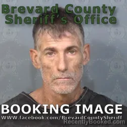 Mugshot of Bobby Duane Bates booked in Brevard County, Florida on August 10, 2026