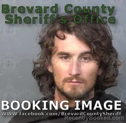 Mugshot of Brice Garrett Tucker booked in Brevard County, Florida on August 11, 2026