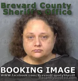 Mugshot of Jessica Leigh Tuba booked in Brevard County, Florida on August 11, 2026
