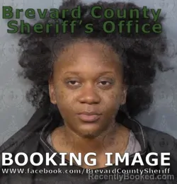 Mugshot of Jayda Zeret Shataya Hamilton booked in Brevard County, Florida on August 11, 2026