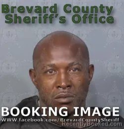 Mugshot of James Thomas Glover booked in Brevard County, Florida on August 11, 2026