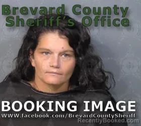 Mugshot of Erica Lane Baril booked in Brevard County, Florida on August 11, 2026