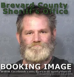 Mugshot of Andrew Kelly Brown booked in Brevard County, Florida on August 11, 2026