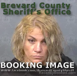 Mugshot of Adrienne Nicole Whittamore booked in Brevard County, Florida on August 11, 2026